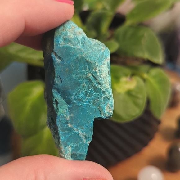 Beautiful Raw Chrysocolla chunk - Picture 5 of 5